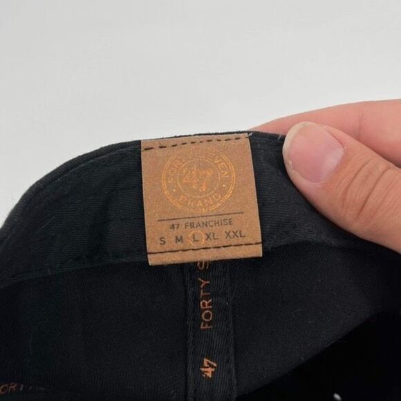 47 ARKANSAS RAZORBACKS CLEAN UP Fitted HAT‎ - Large BLACK - Picture 6 of 7